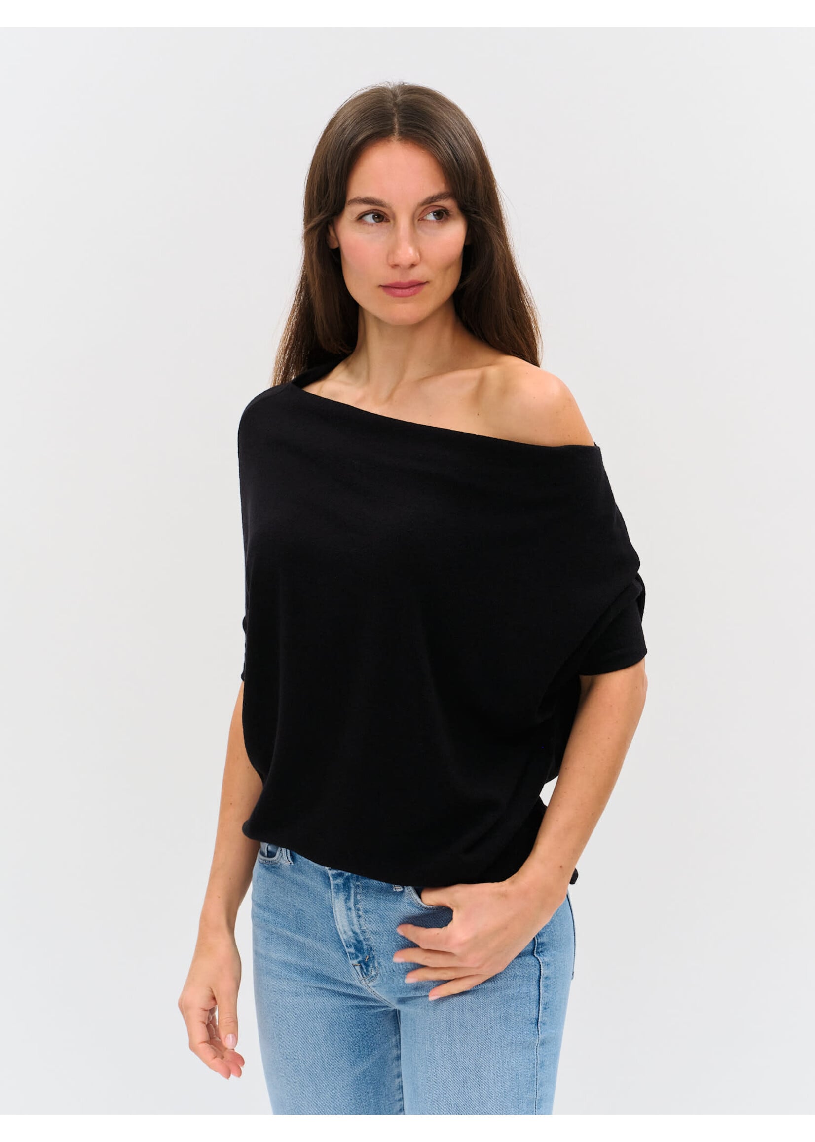 Six Fifty SF Anywhere Short Slv Top