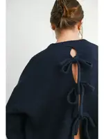 Buttermelon BM Tie Back Sweater