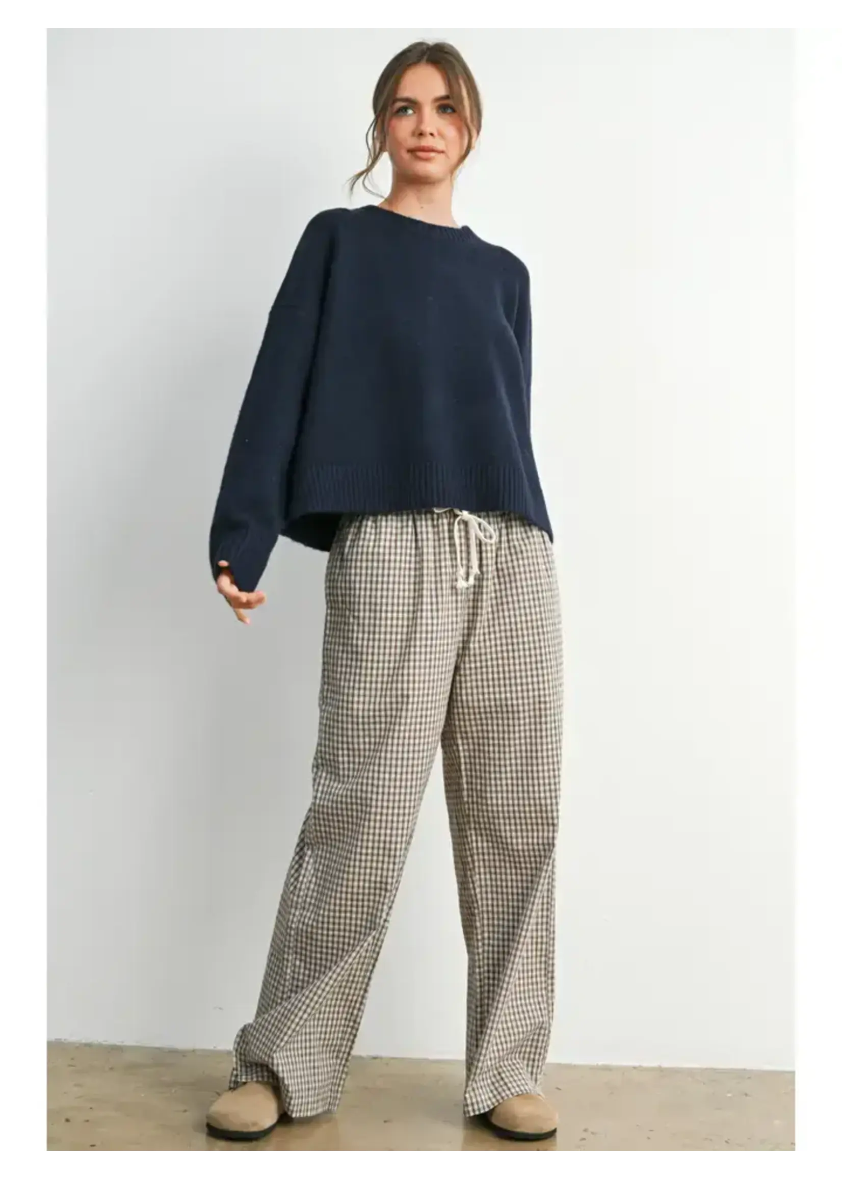 Buttermelon BM Tie Back Sweater