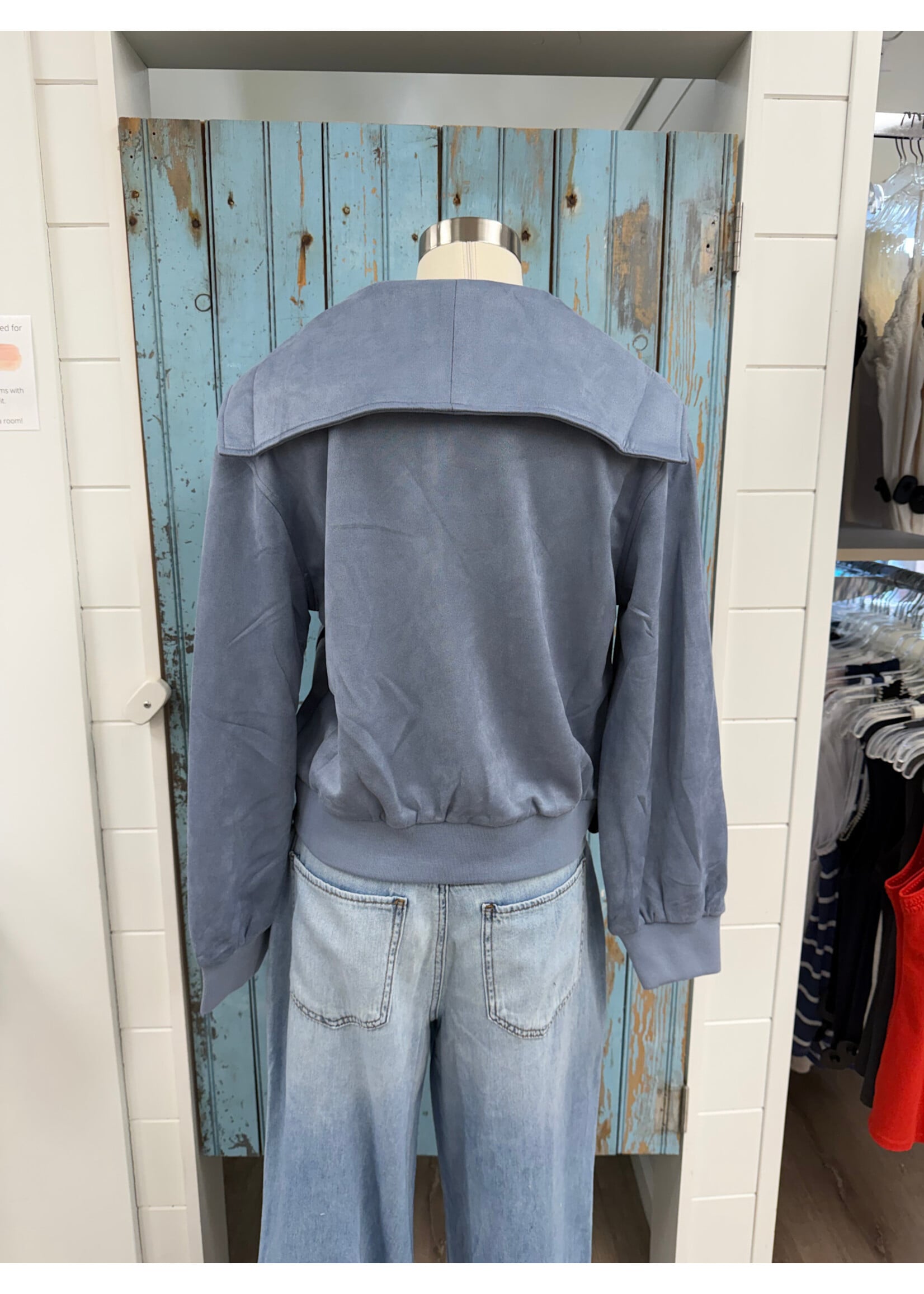 Mystree M Suede Blouson Jacket