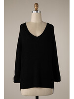 Miracle Cuffed Sleeve Sweater Top