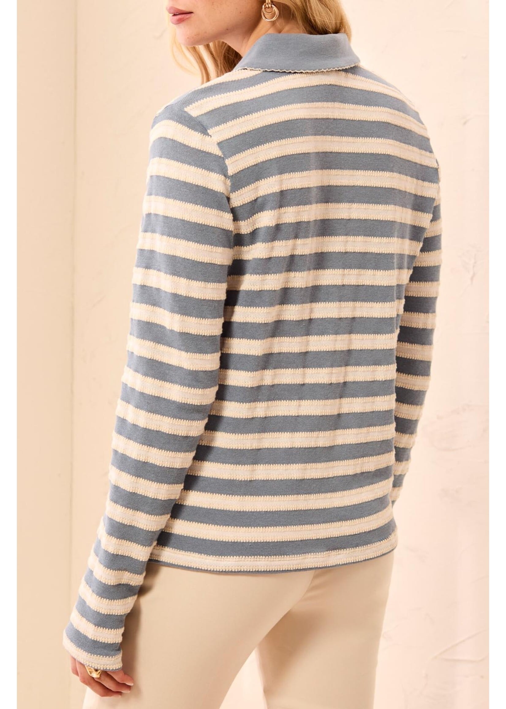 Tribal T L/S Whip Stitch Polo