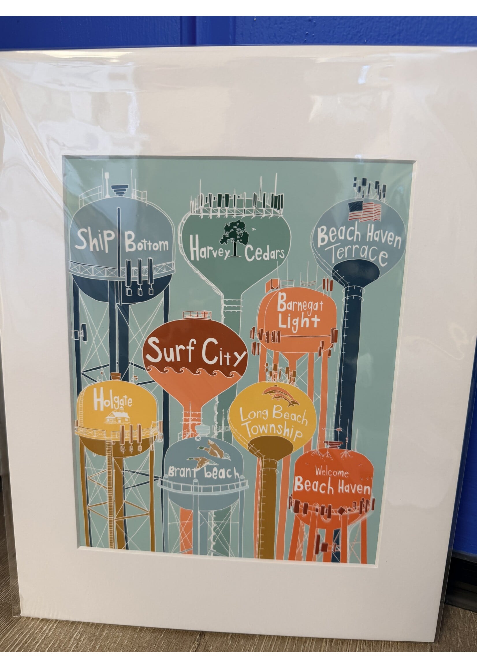 Katie Smith KS Watertower Art Print