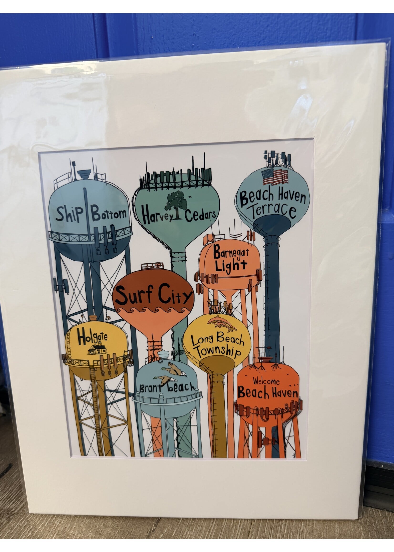 Katie Smith KS Watertower Art Print