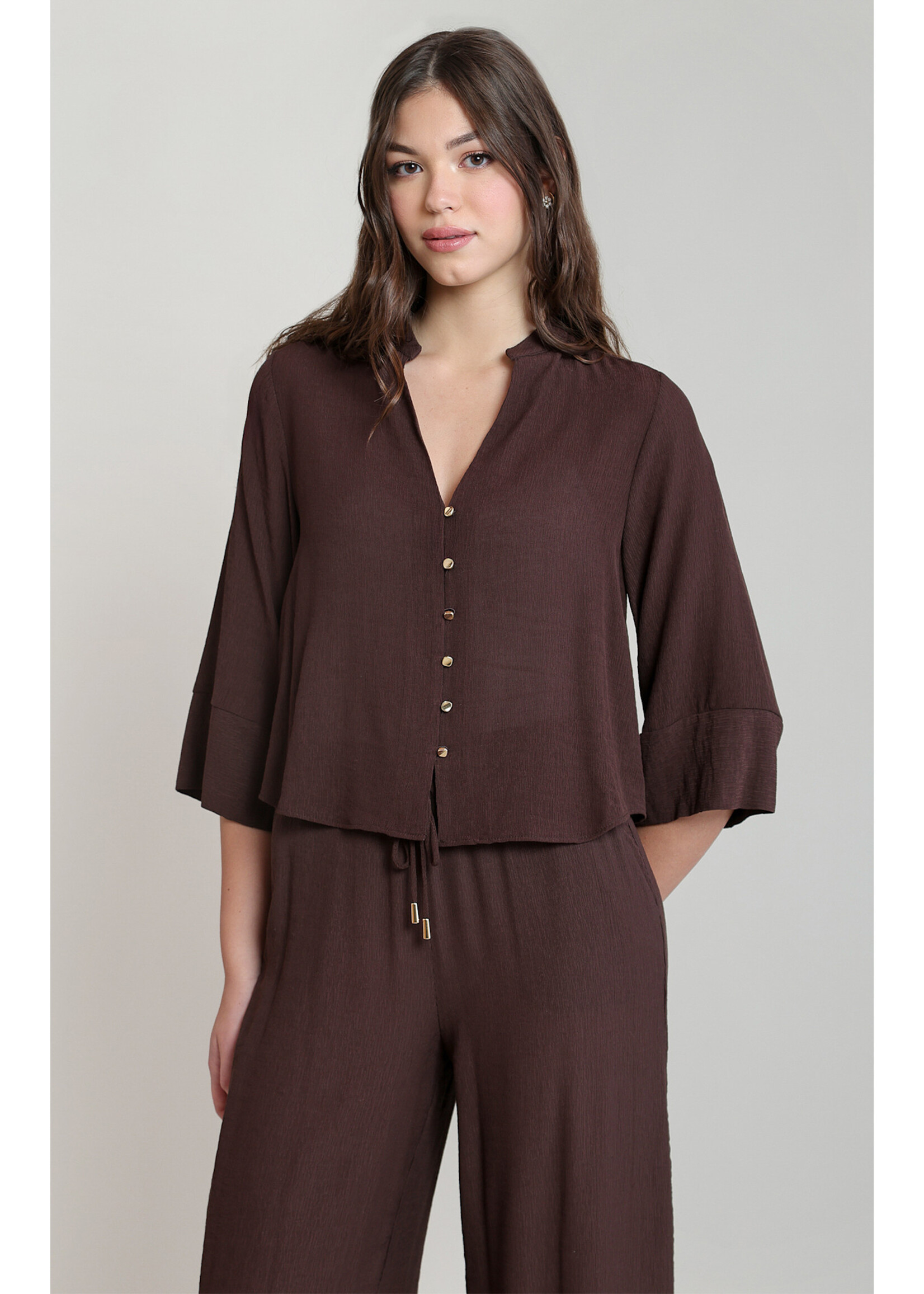 Dex Dex Wide Sleeve Blouse