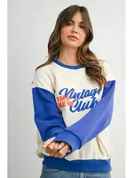 Buttermelon Printed Long Sleeve Crewneck