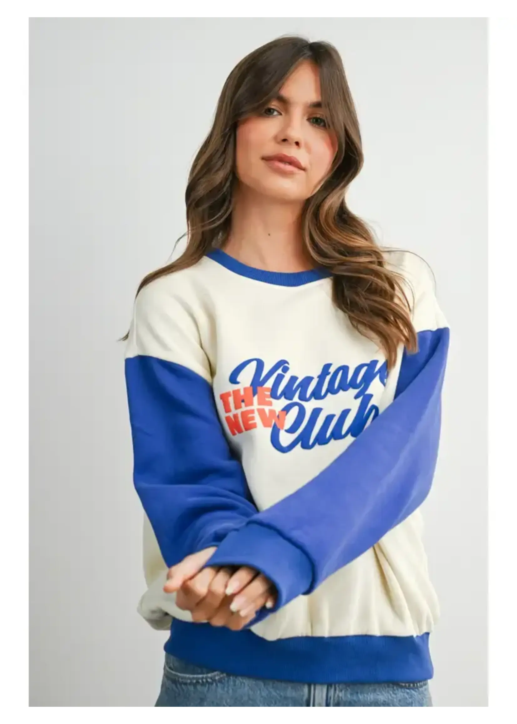 Buttermelon BM Printed Long Sleeve Crewneck