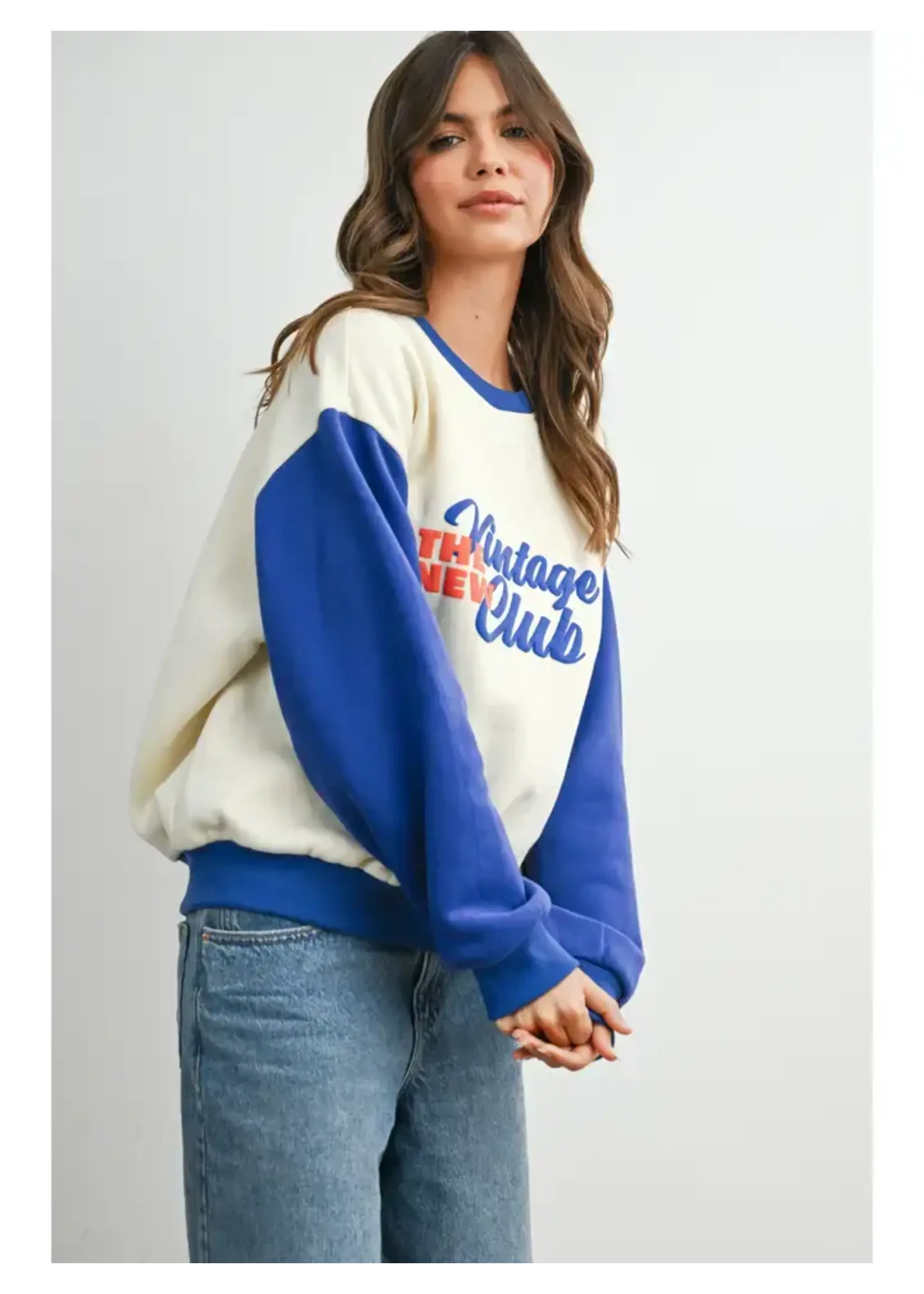 Buttermelon BM Printed Long Sleeve Crewneck