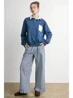 Buttermelon Polo Collar Sweatshirt