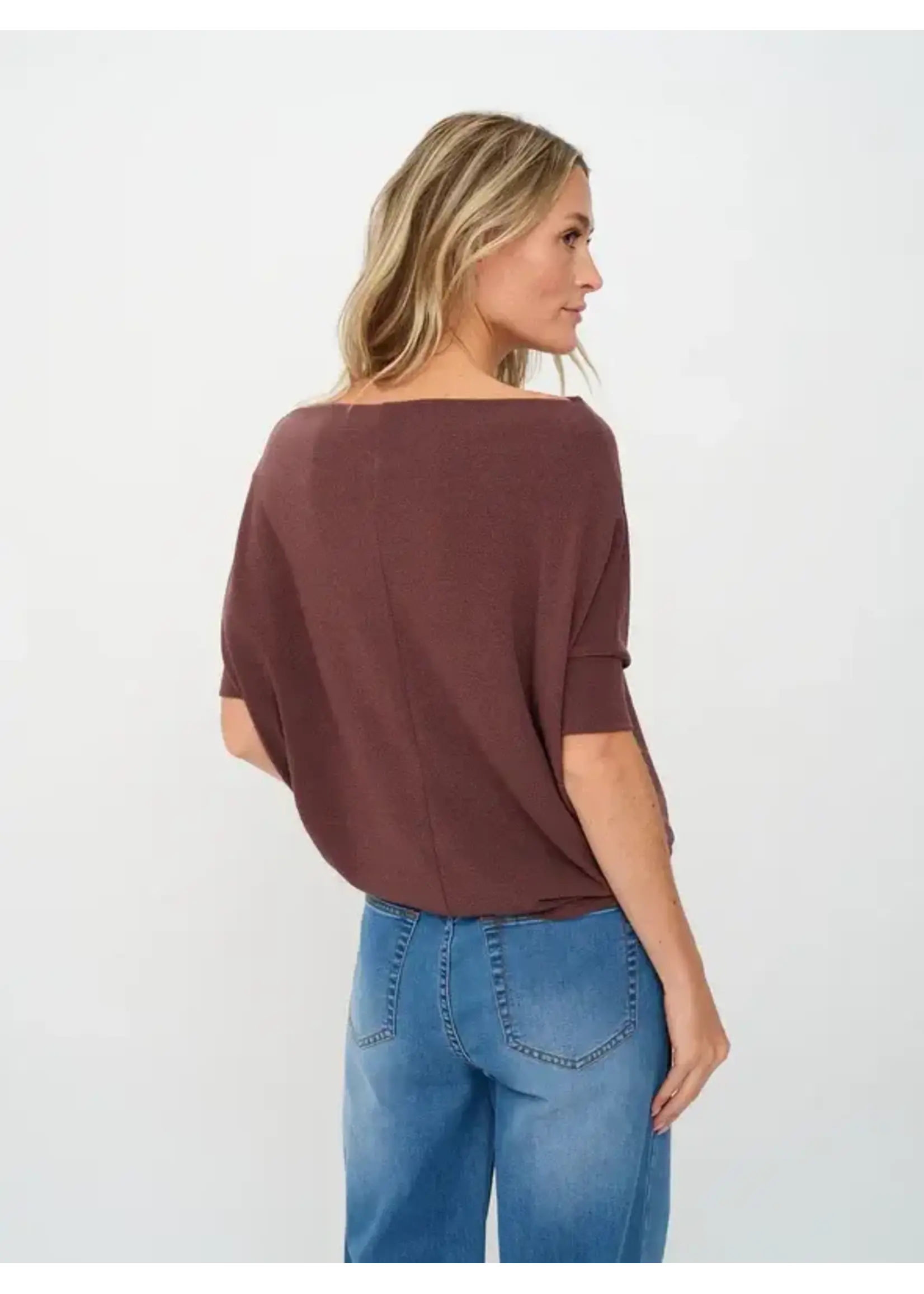 Six Fifty SF Anywhere Short Slv Top