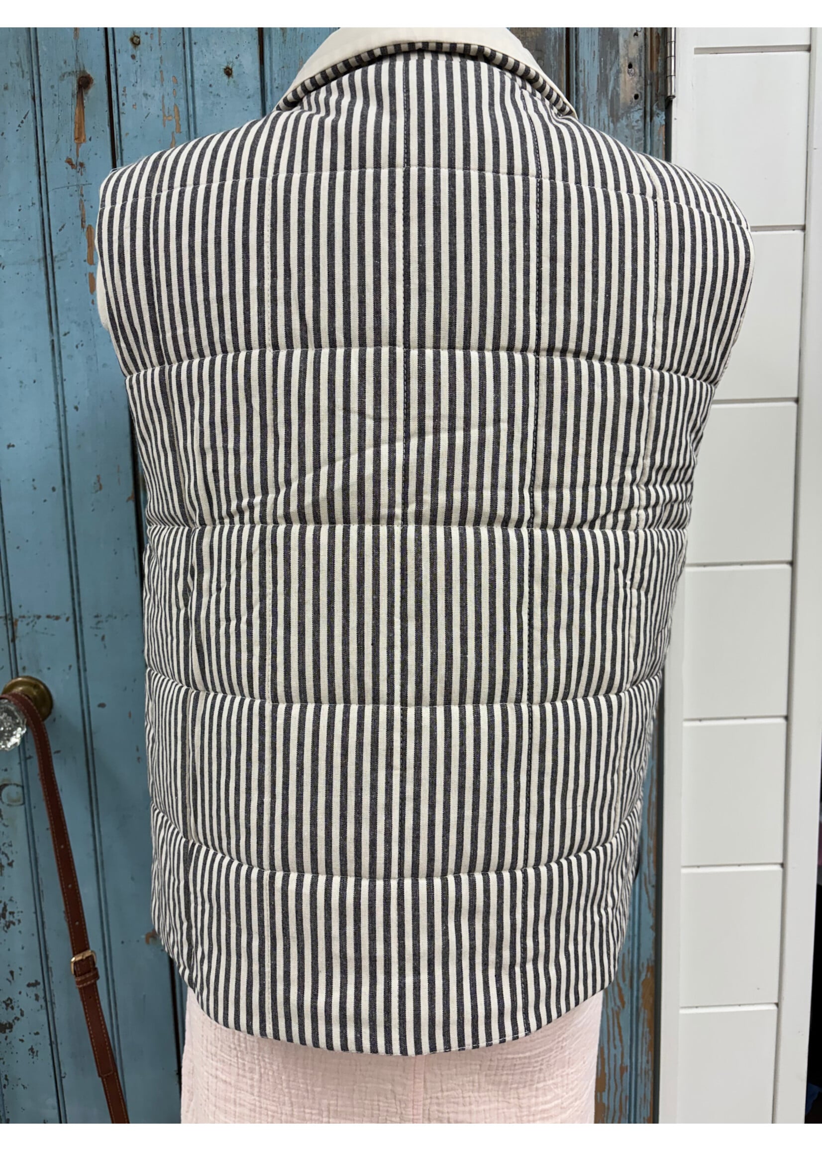Hem & Thread HT Padded Striped Vest