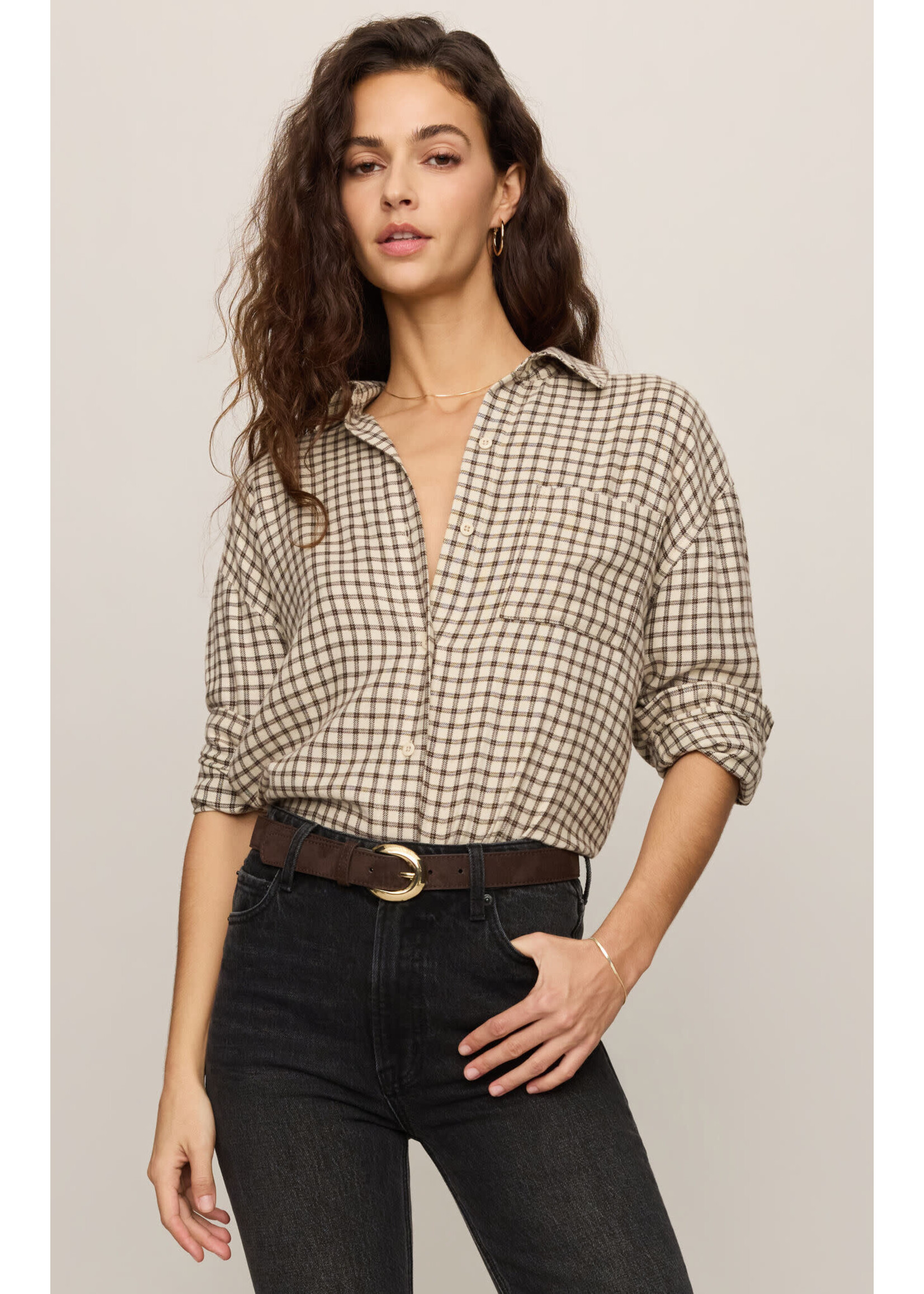 Z Supply ZS River Plaid Button Up