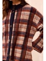 Tribal L/S Mock Neck Sweater Cardi