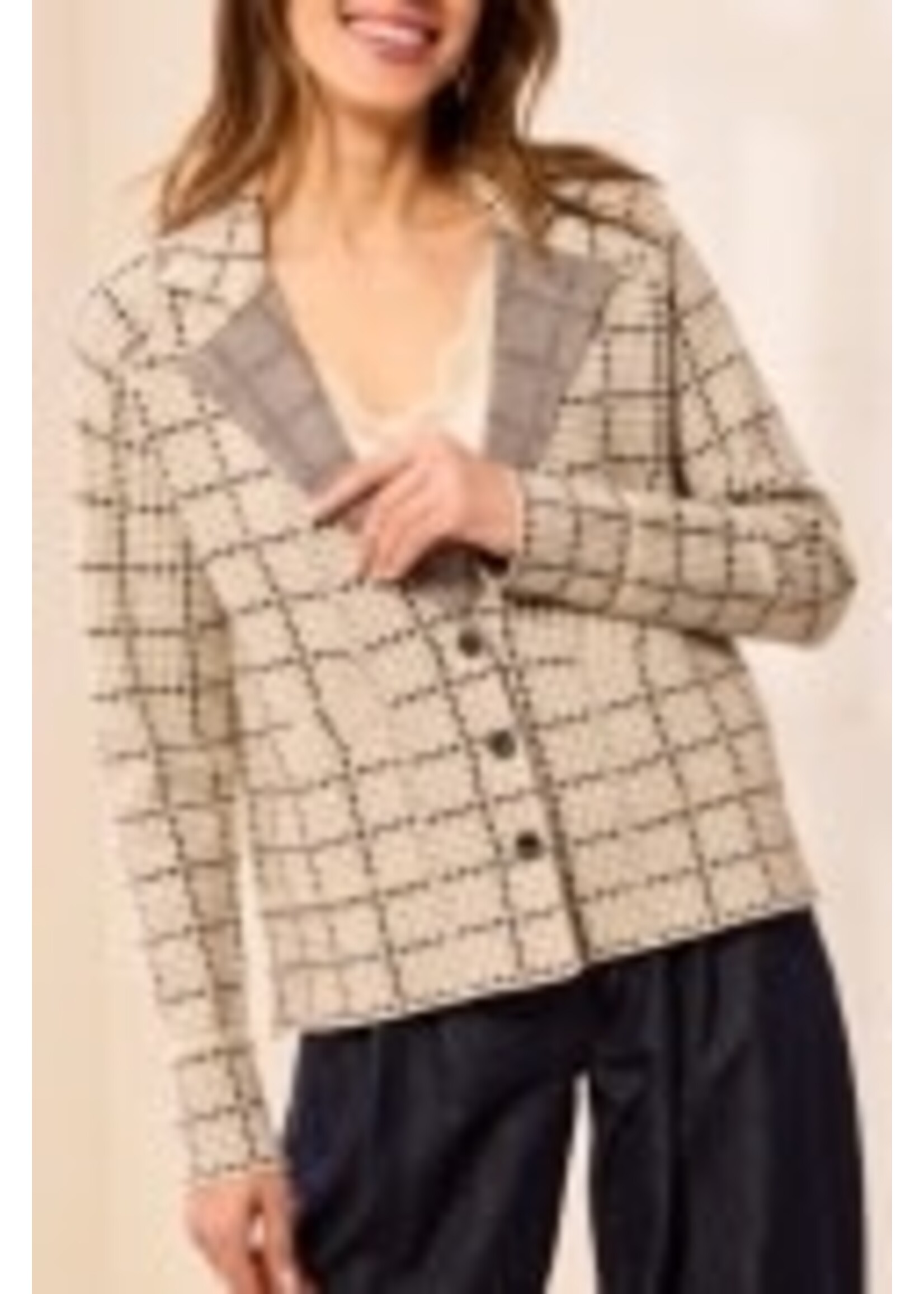 Tribal T L/S Sweater Cardigan