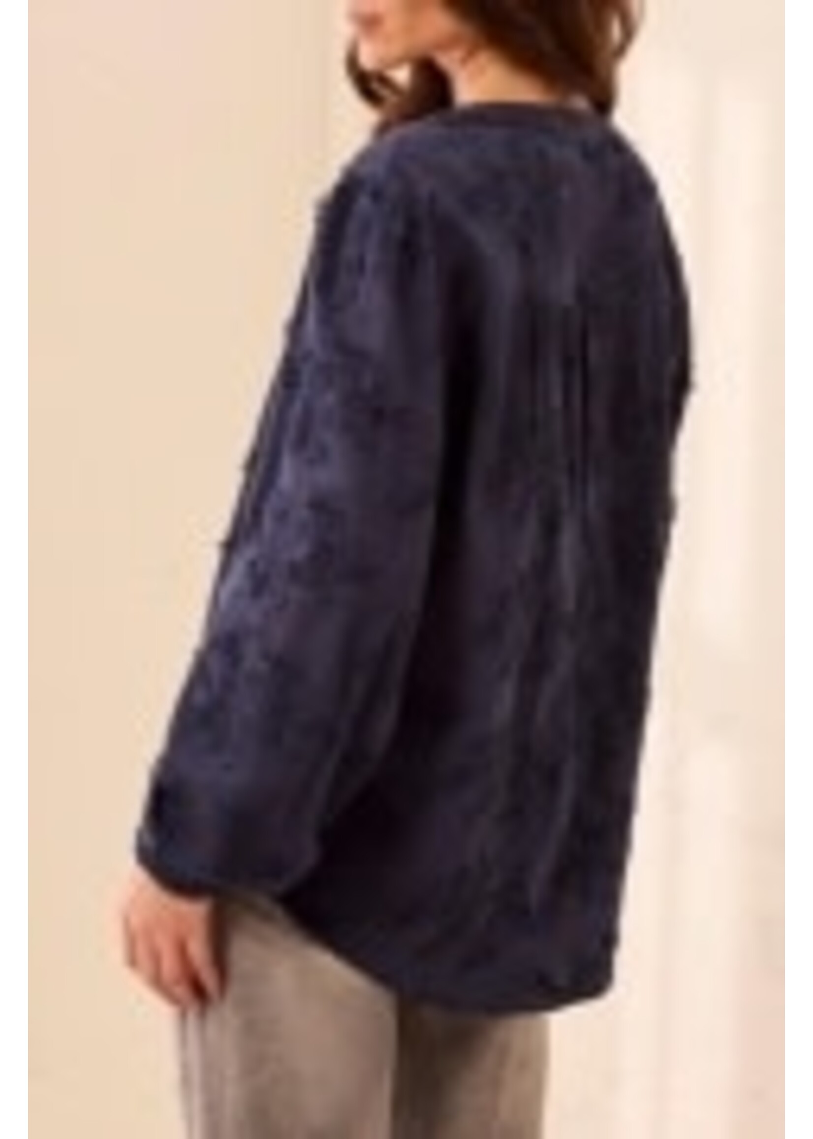 Tribal T L/S Button Front Blouse