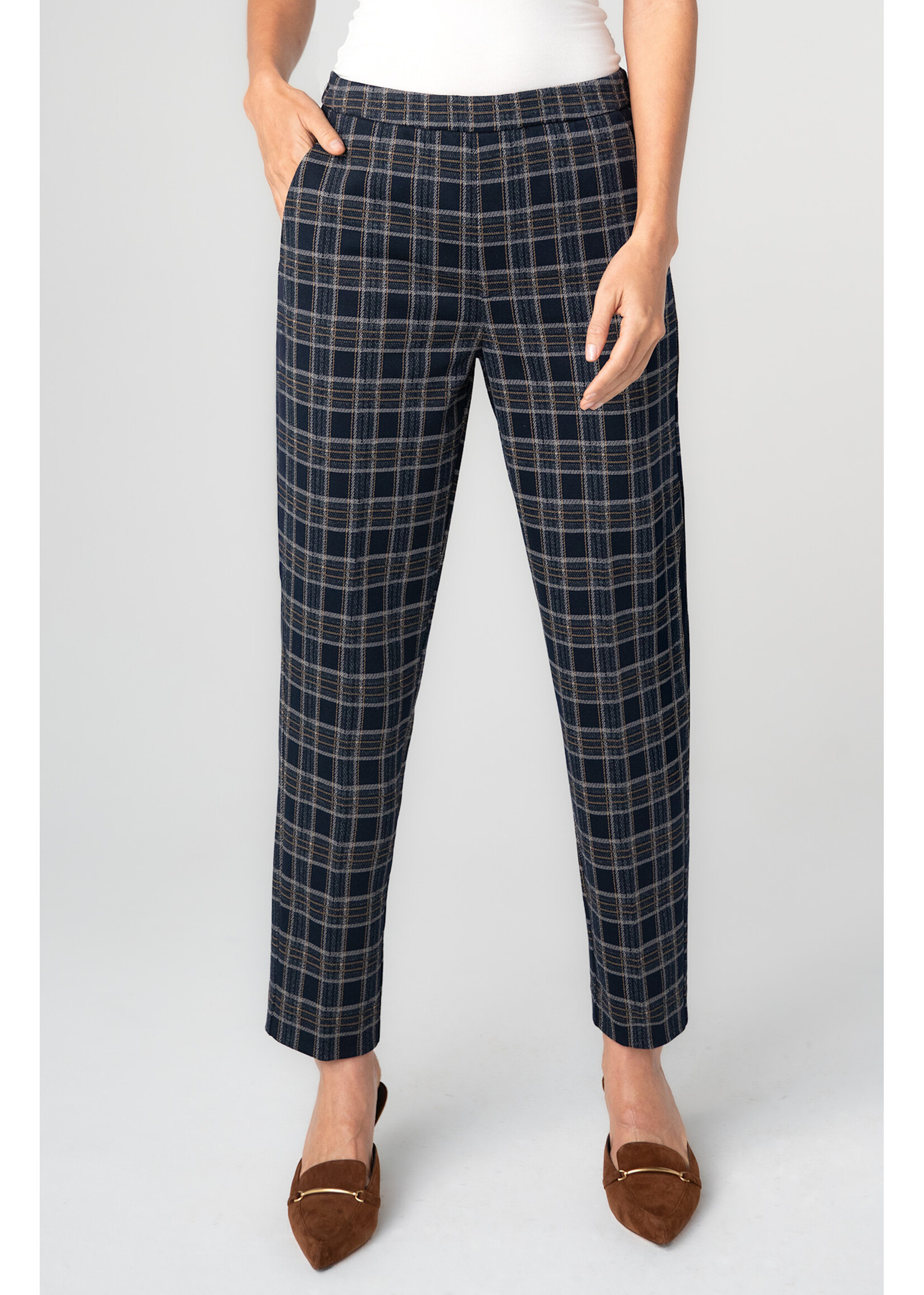 Liverpool LP Plaid Kayla Pant