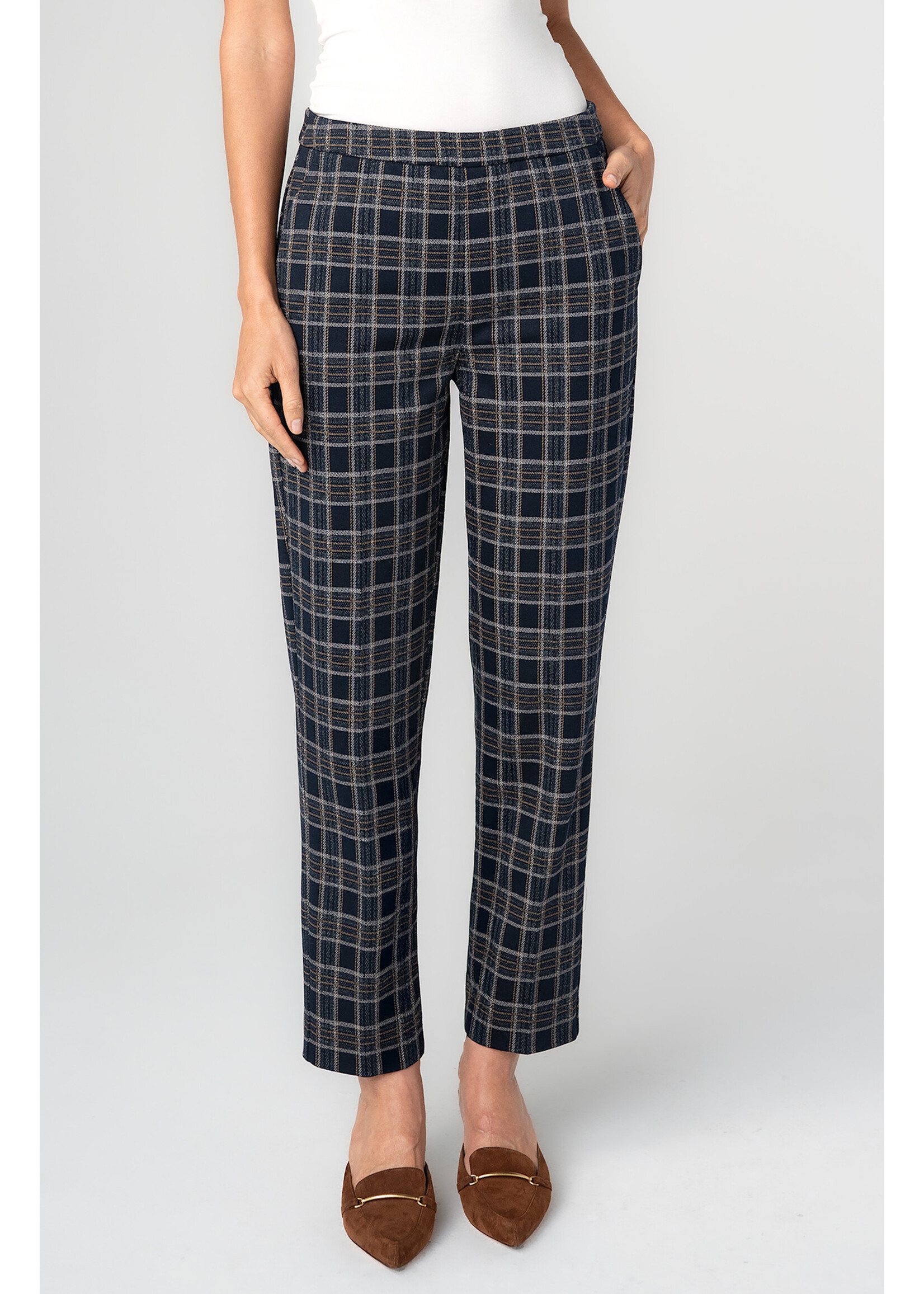 Liverpool LP Plaid Kayla Pant