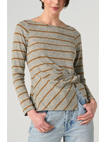 Liverpool Stripe Boatneck Top