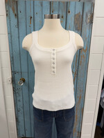 Dear John Brooke Buttoned Tank