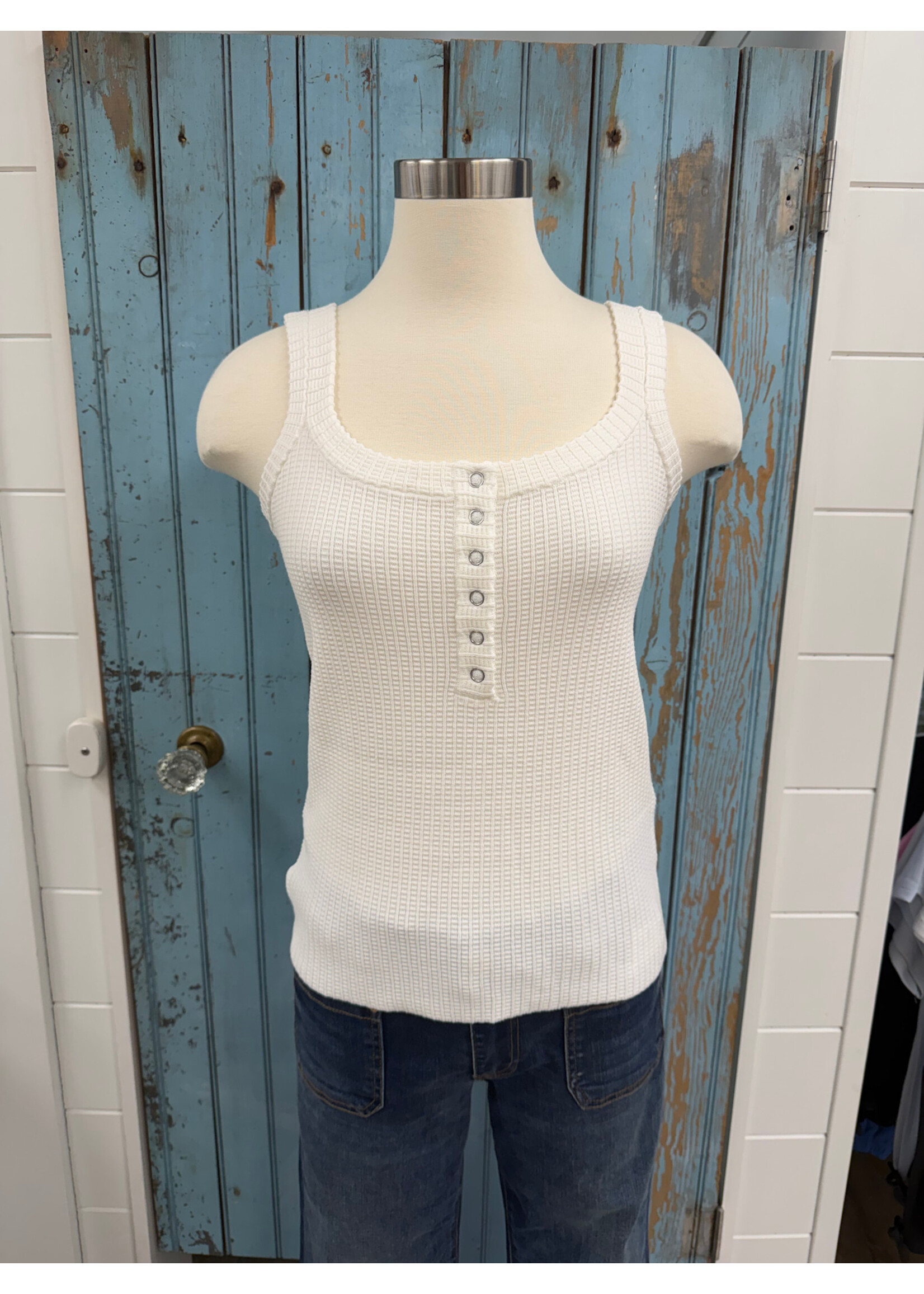 Dear John DJ Brooke Buttoned Tank
