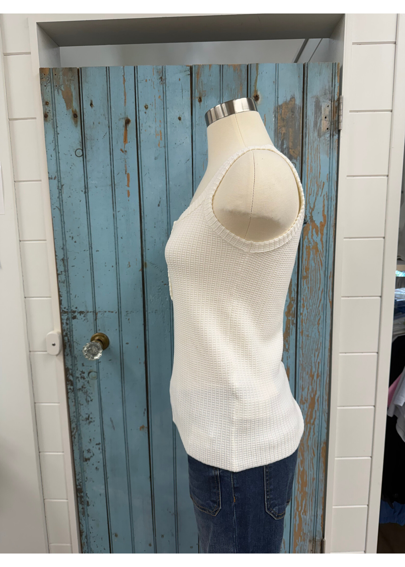 Dear John DJ Brooke Buttoned Tank