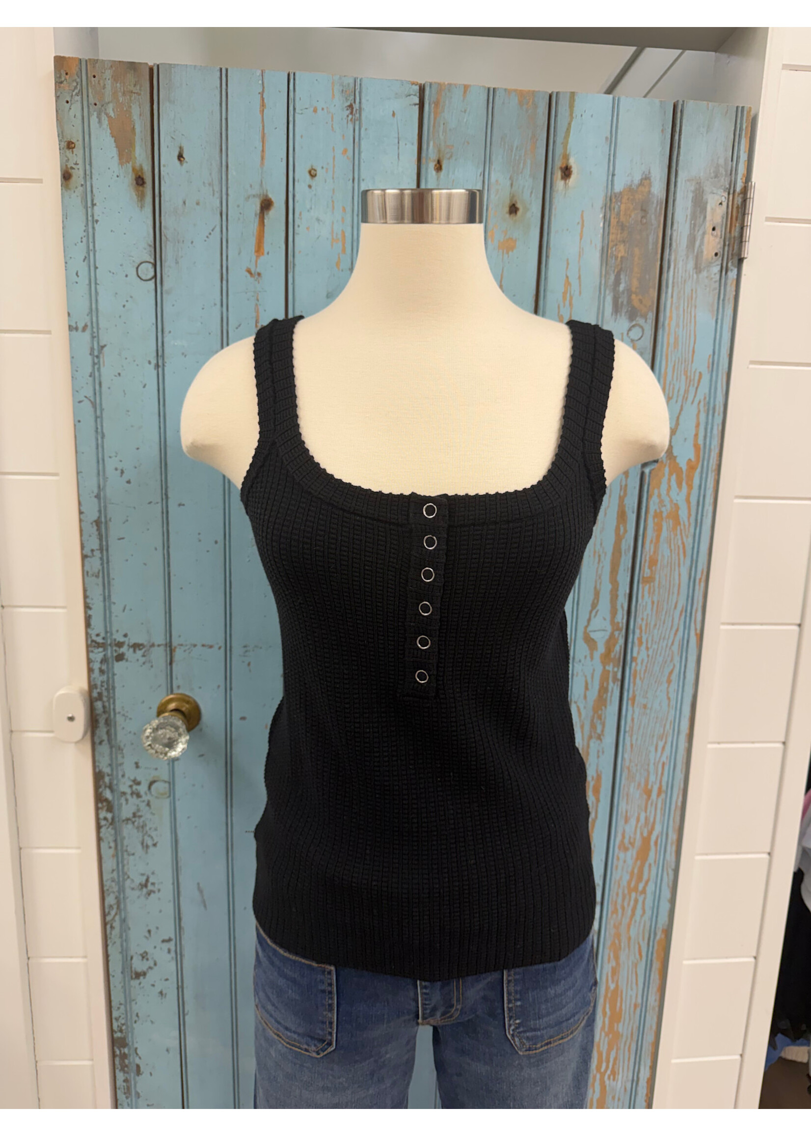 Dear John DJ Brooke Buttoned Tank