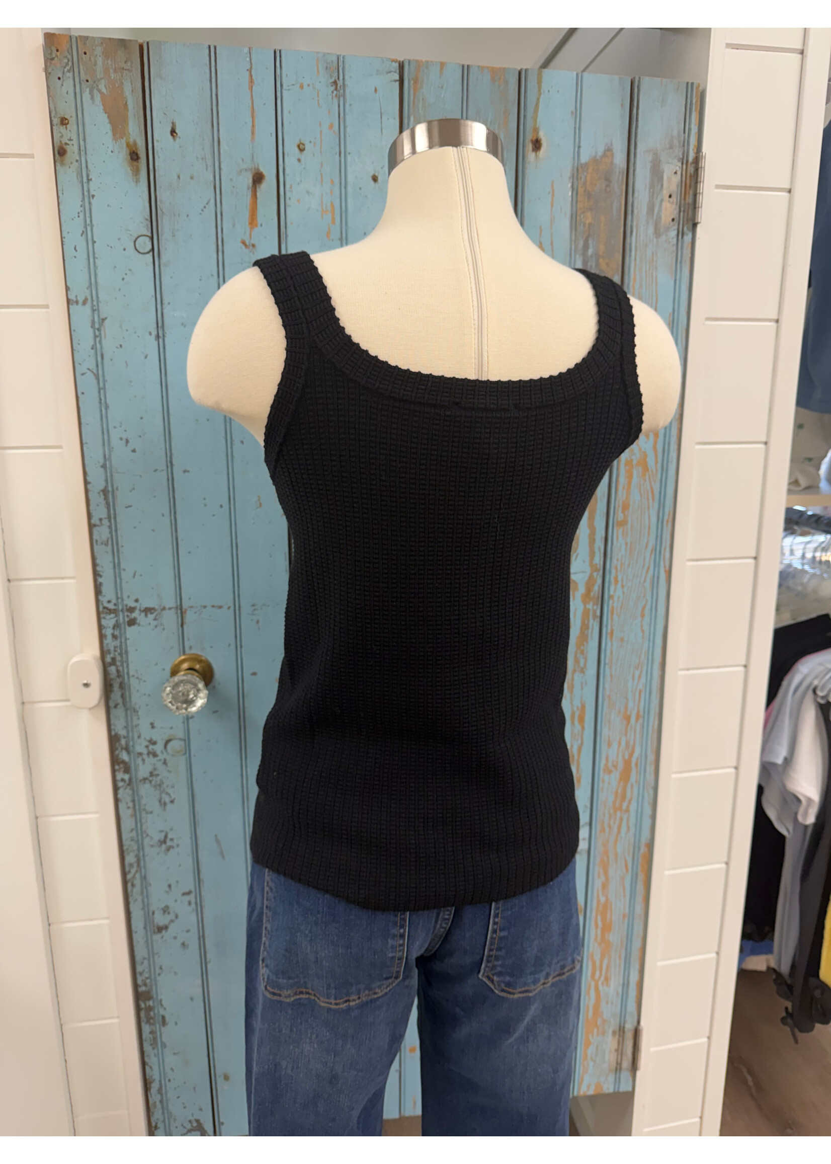 Dear John DJ Brooke Buttoned Tank