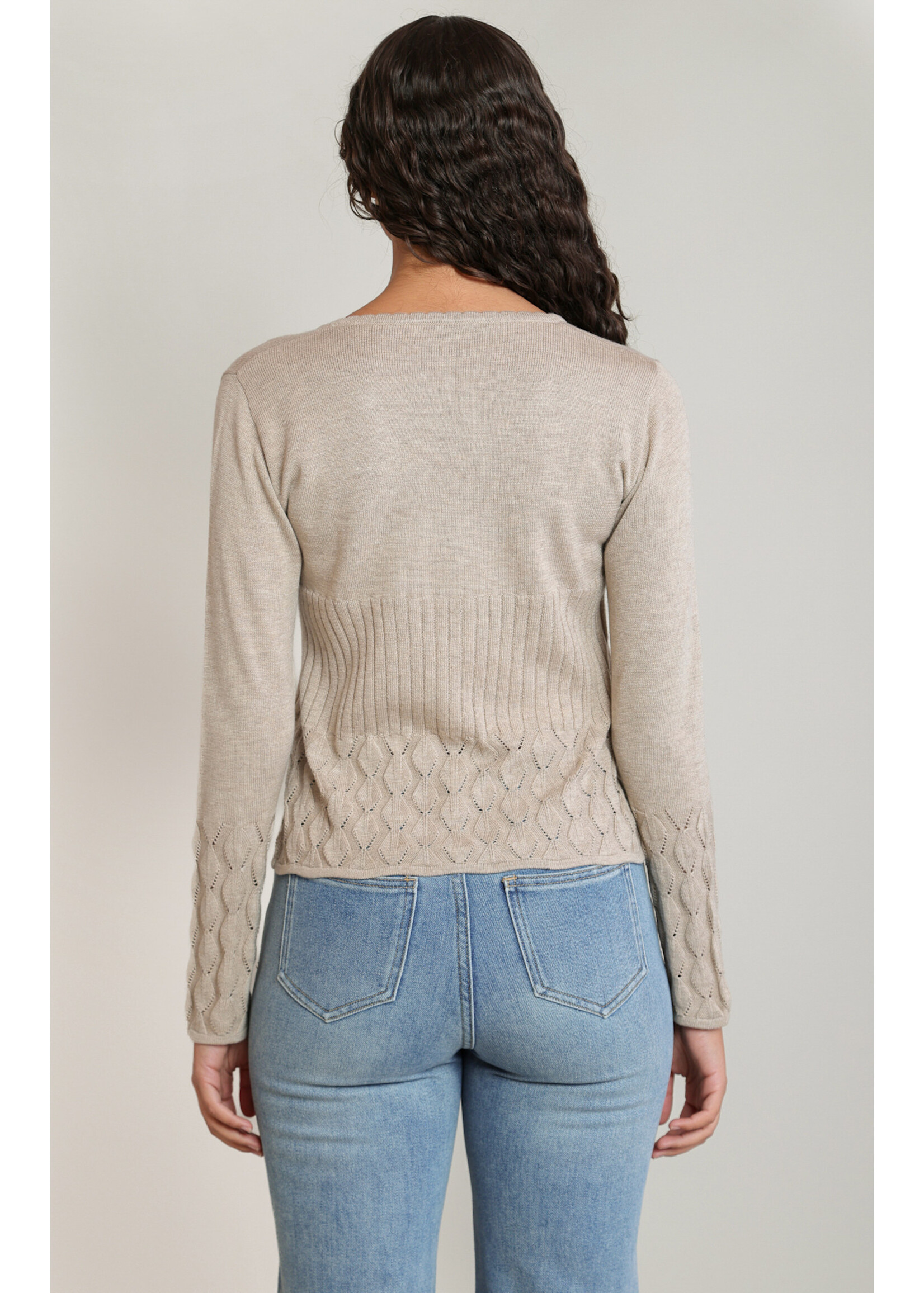 Dex Dex Front Tie Cardigan