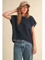 &Merci Cap Sleeve Sweater