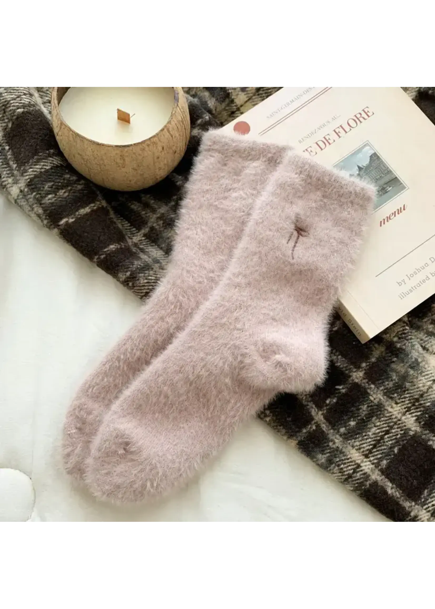Accity AC Bow Embroidered Sock
