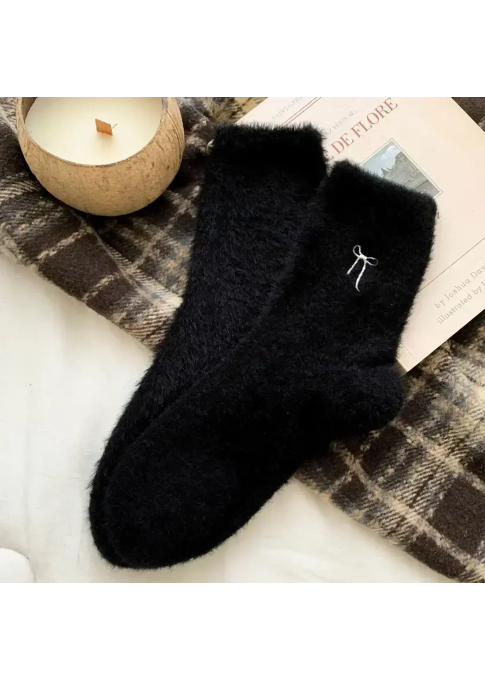 Accity AC Bow Embroidered Sock