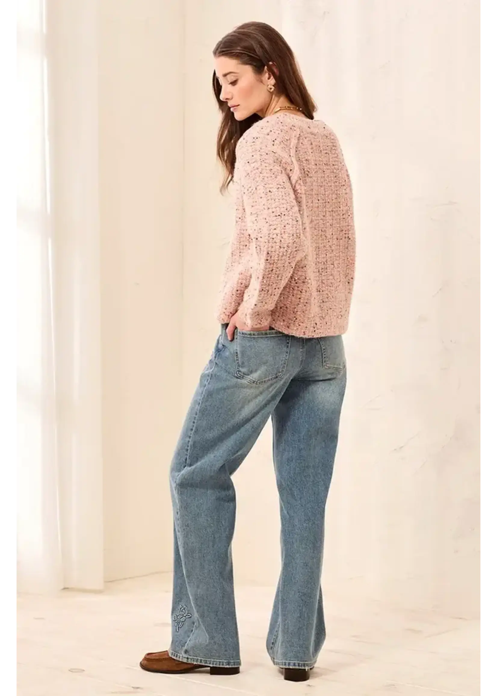 Tribal T Sequined Sweater Cardi