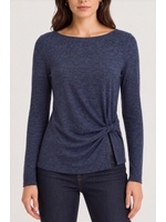 Liverpool Long slv Boat Neck w/ Twist