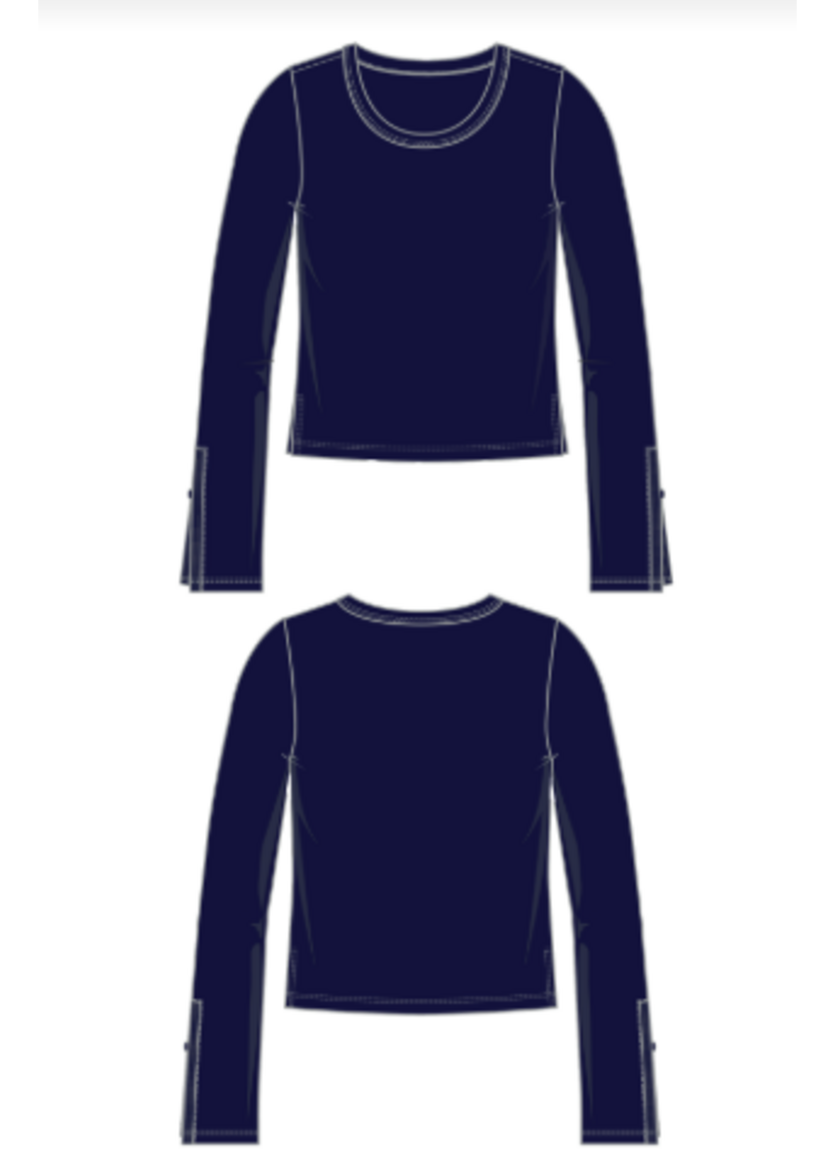 Liverpool LP Long Slv Scoop Neck