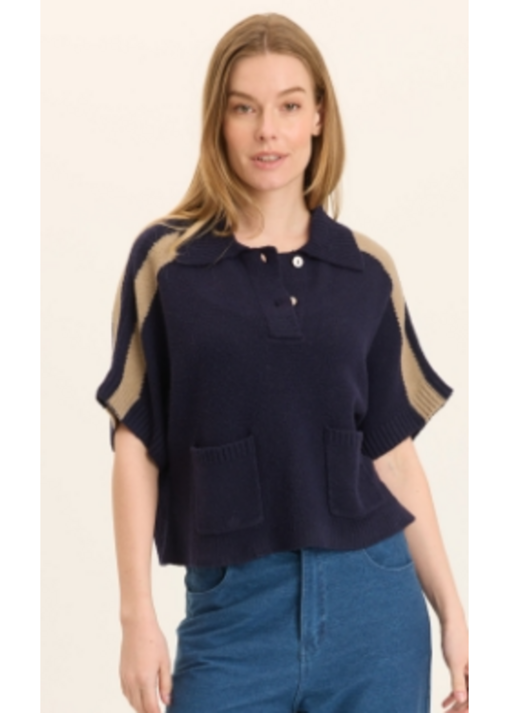 XCVI XCVI Navy Moxley Sweater