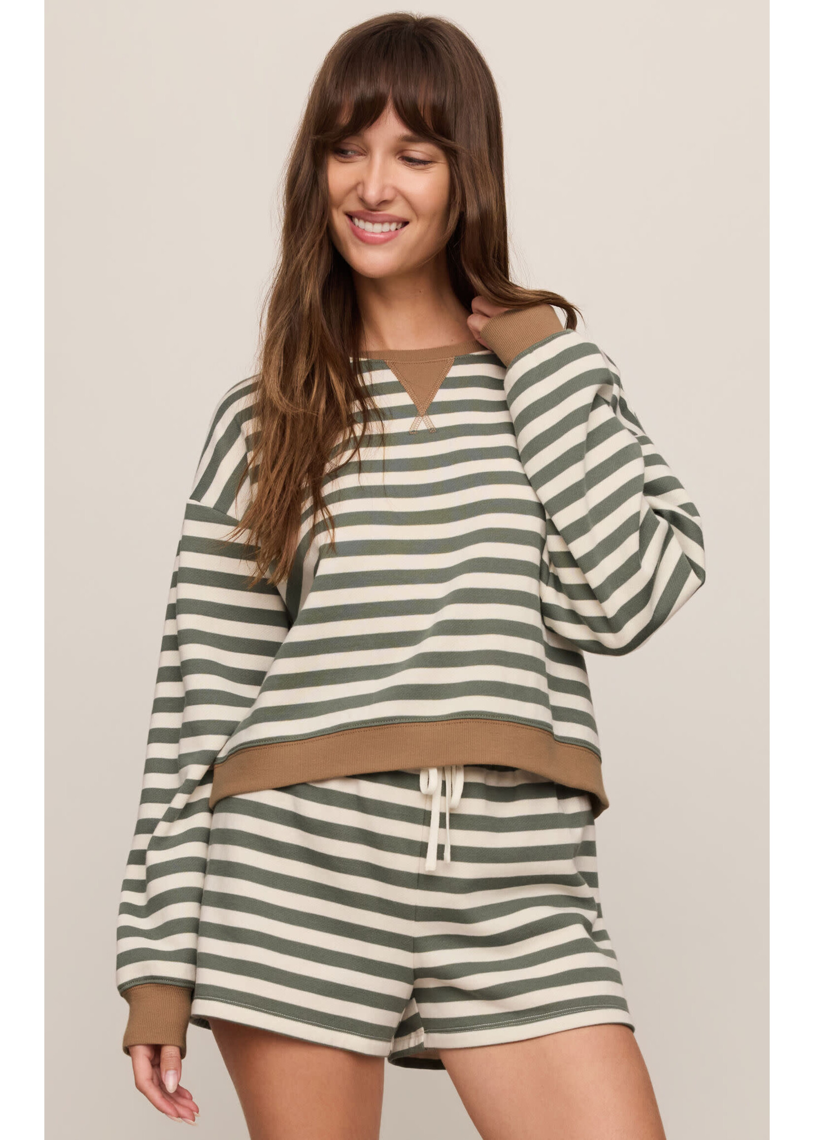 Z Supply ZS Lowkey Stripe Sweater