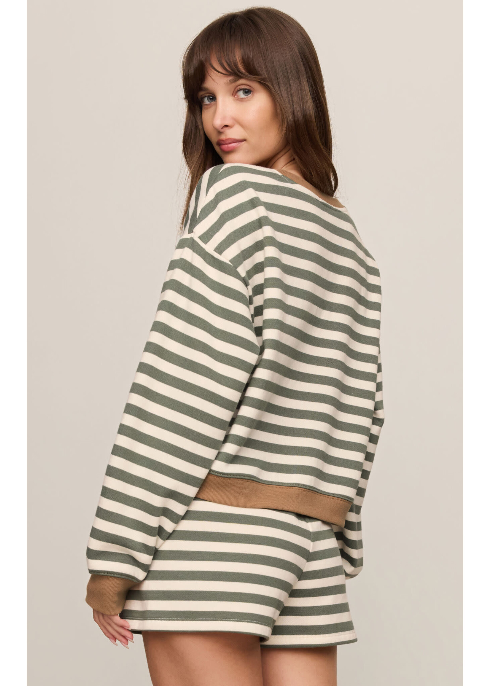 Z Supply ZS Lowkey Stripe Sweater