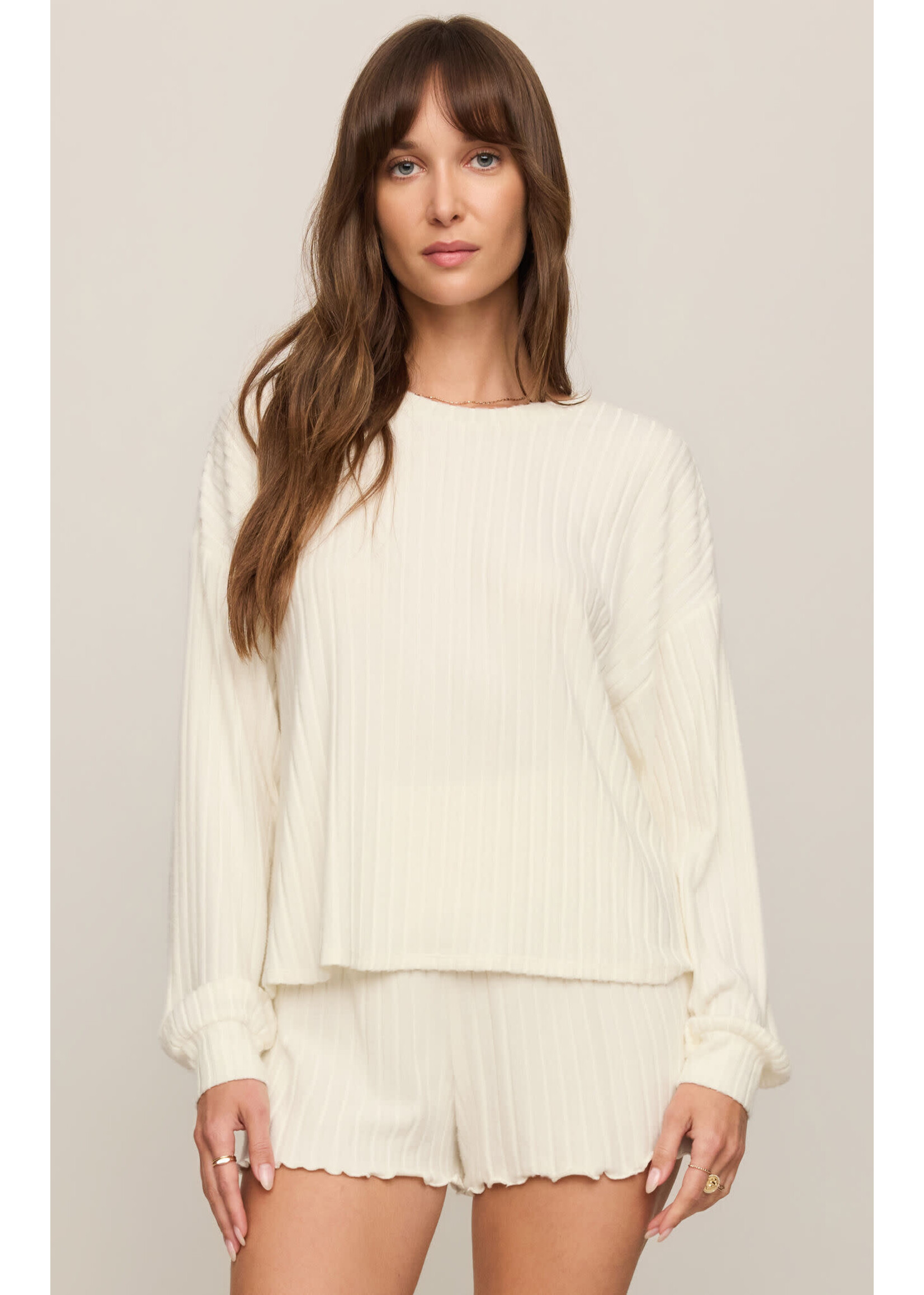 Z Supply ZS Daydream Rib LS Top