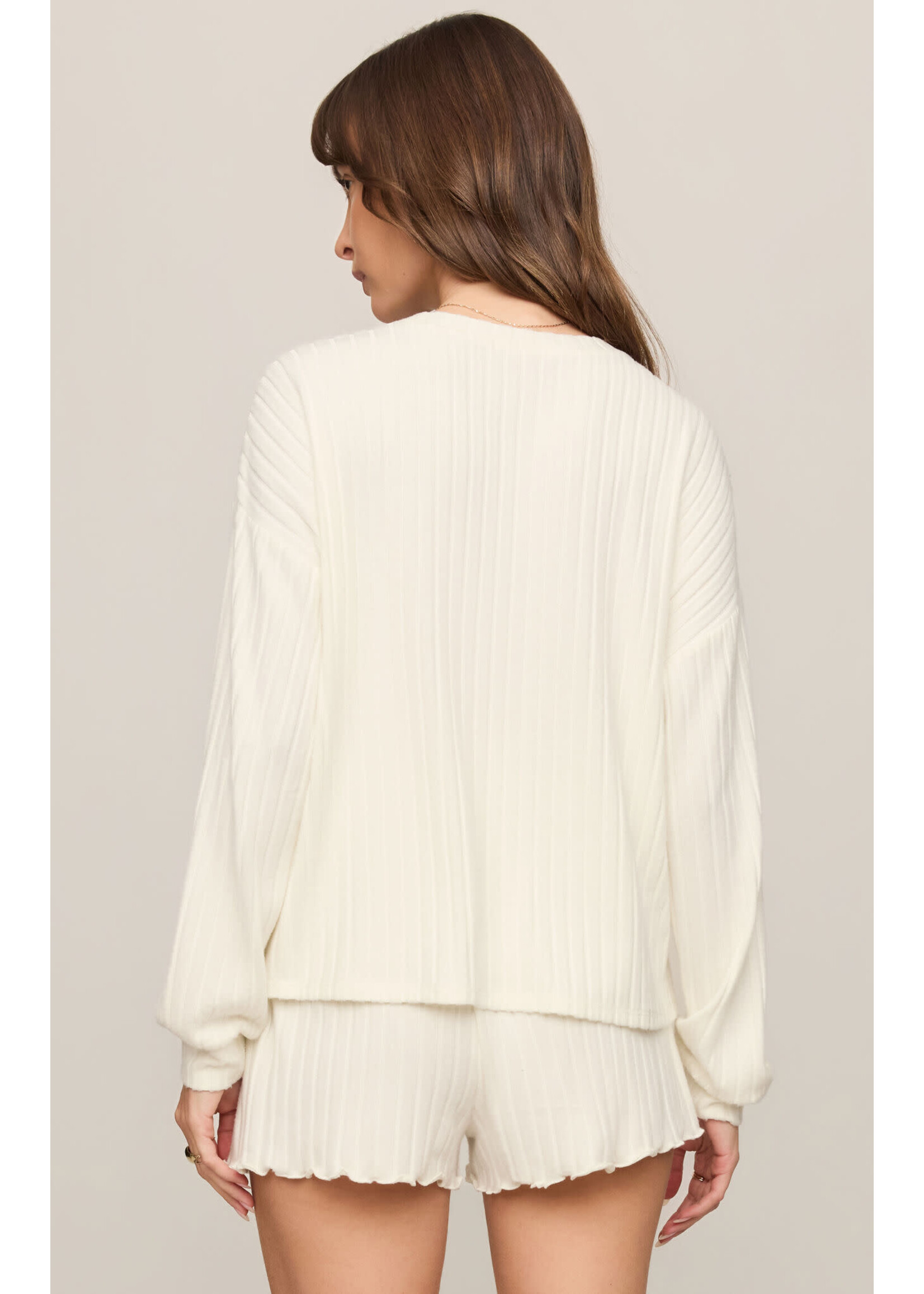 Z Supply ZS Daydream Rib LS Top