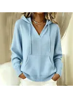 Suhkasana Knit Hoodie Sweater