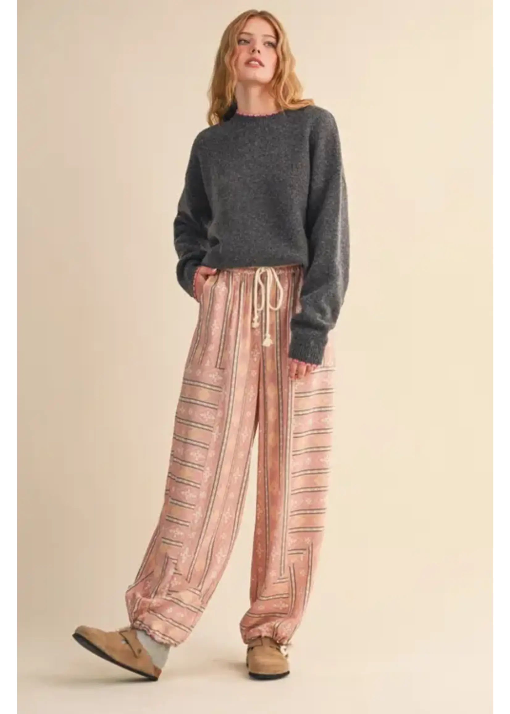 &Merci &Merci Contrast Knit Sweater