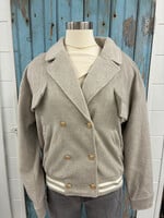 Mystree Wool Blend Blousin Jacket