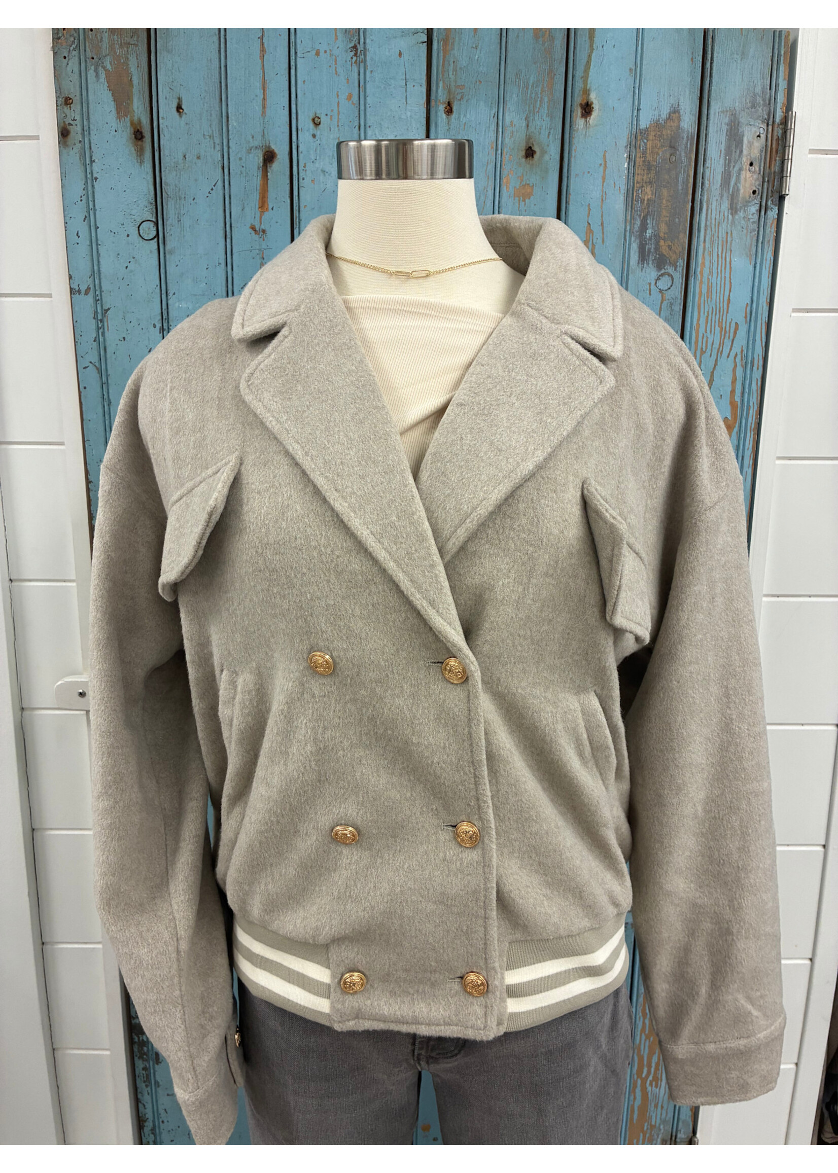 Mystree Myst Wool Blend Blousin Jacket