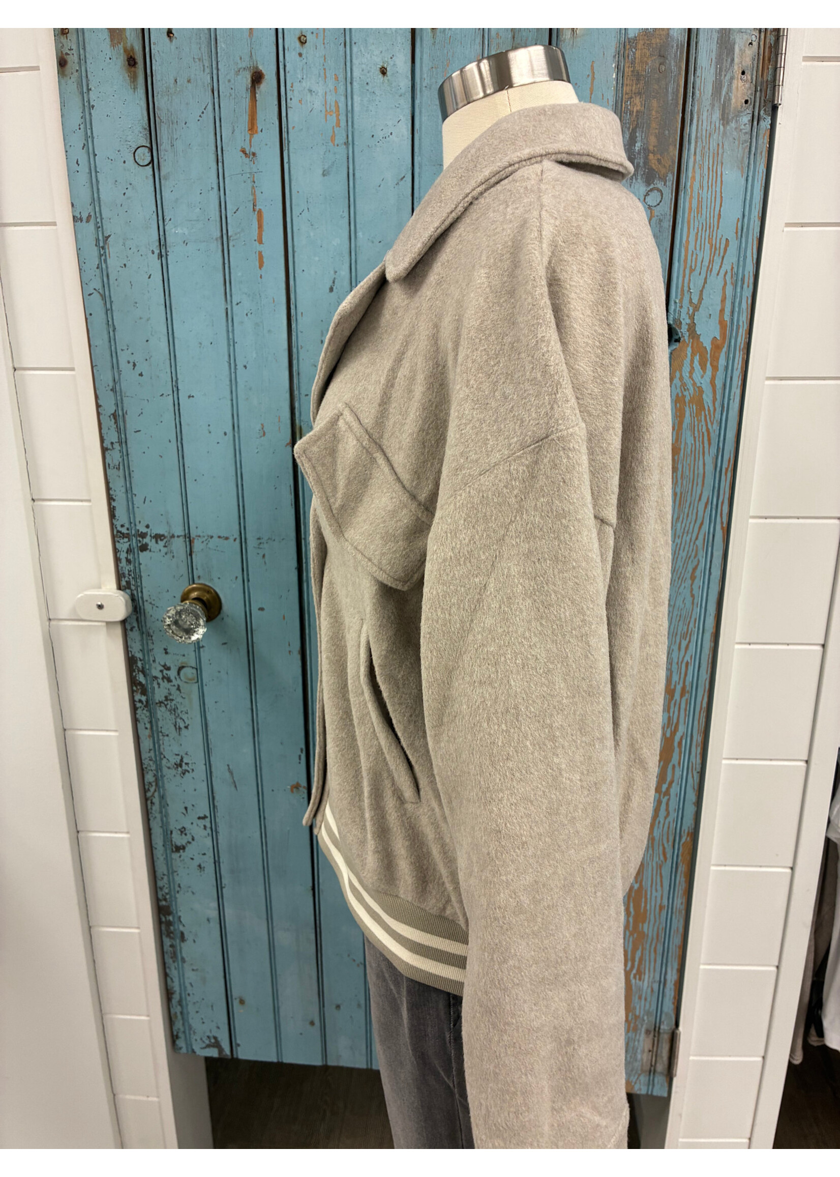 Mystree Myst Wool Blend Blousin Jacket