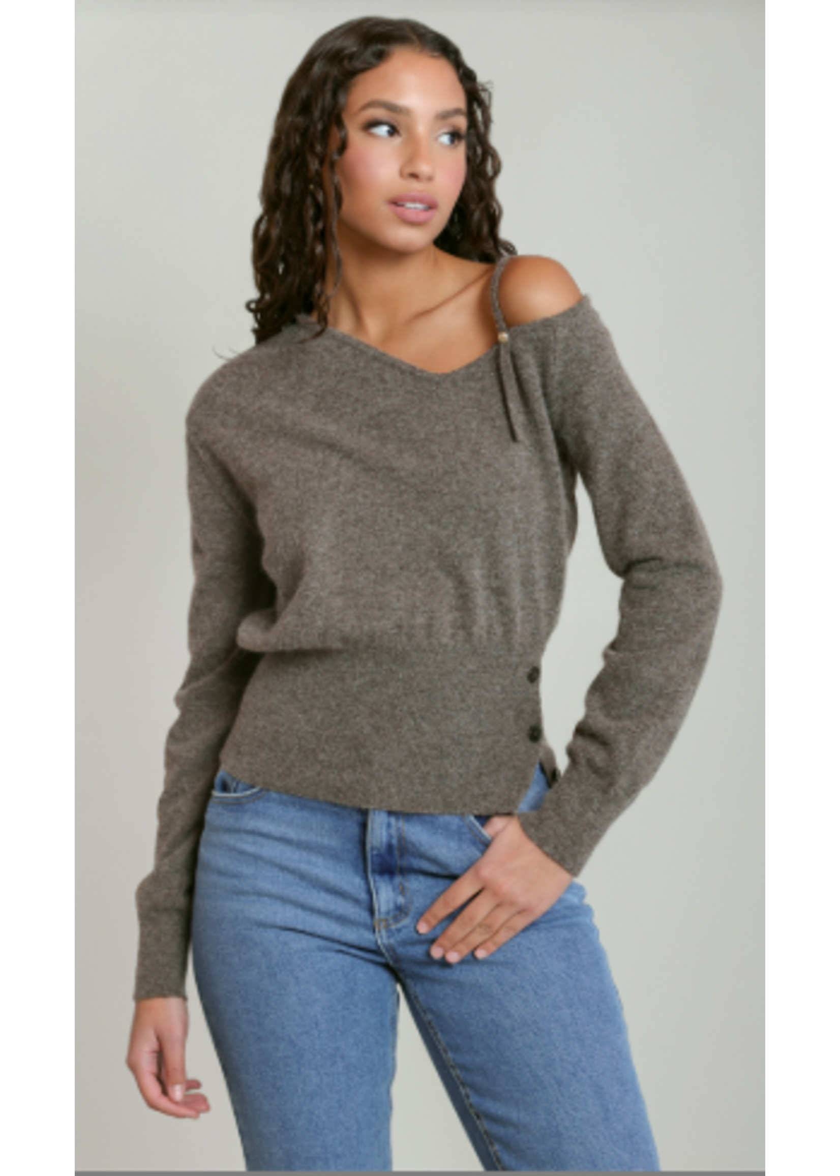 Dex D Off-Shoulder Sweater