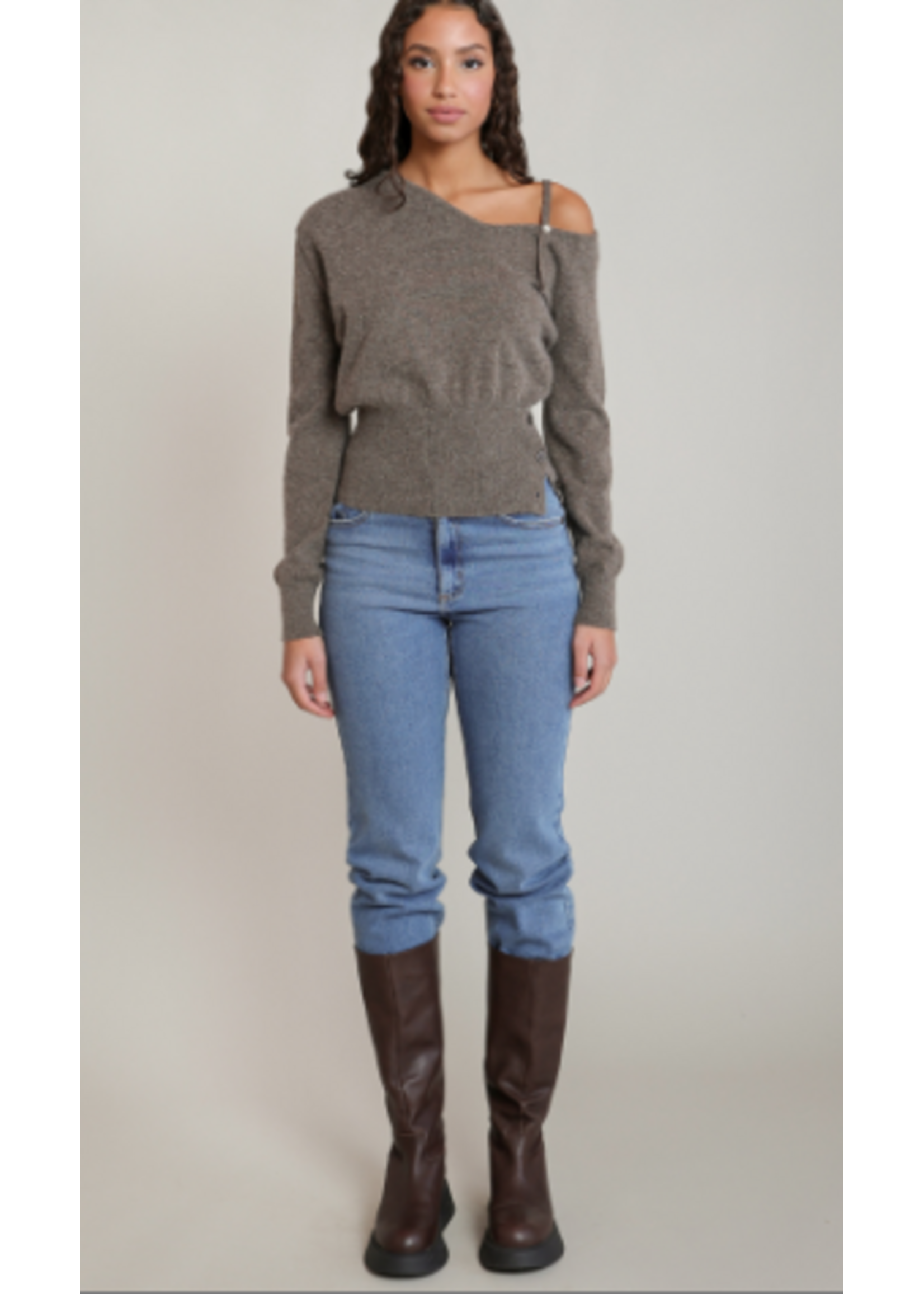 Dex D Off-Shoulder Sweater