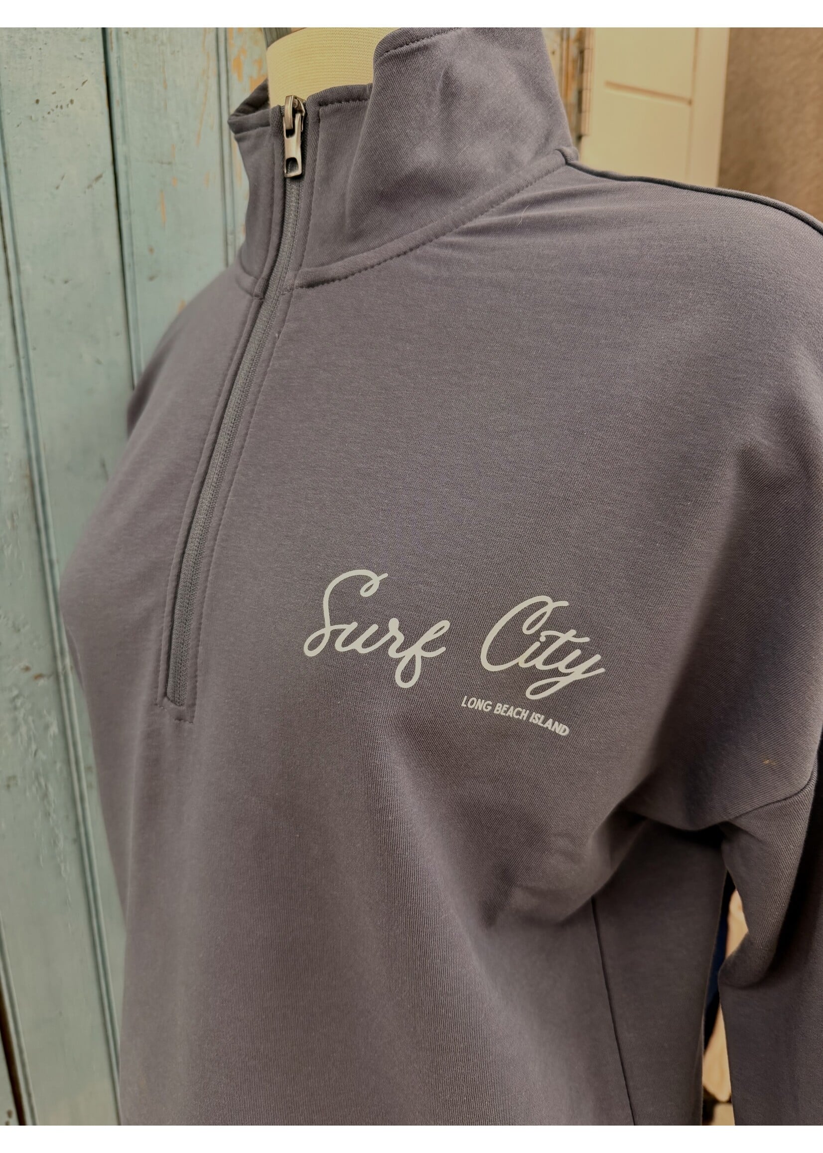 Wink W Surf City Half Zip Sweatshirt