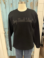 Petitrue LBI Cursive Puff Crewneck