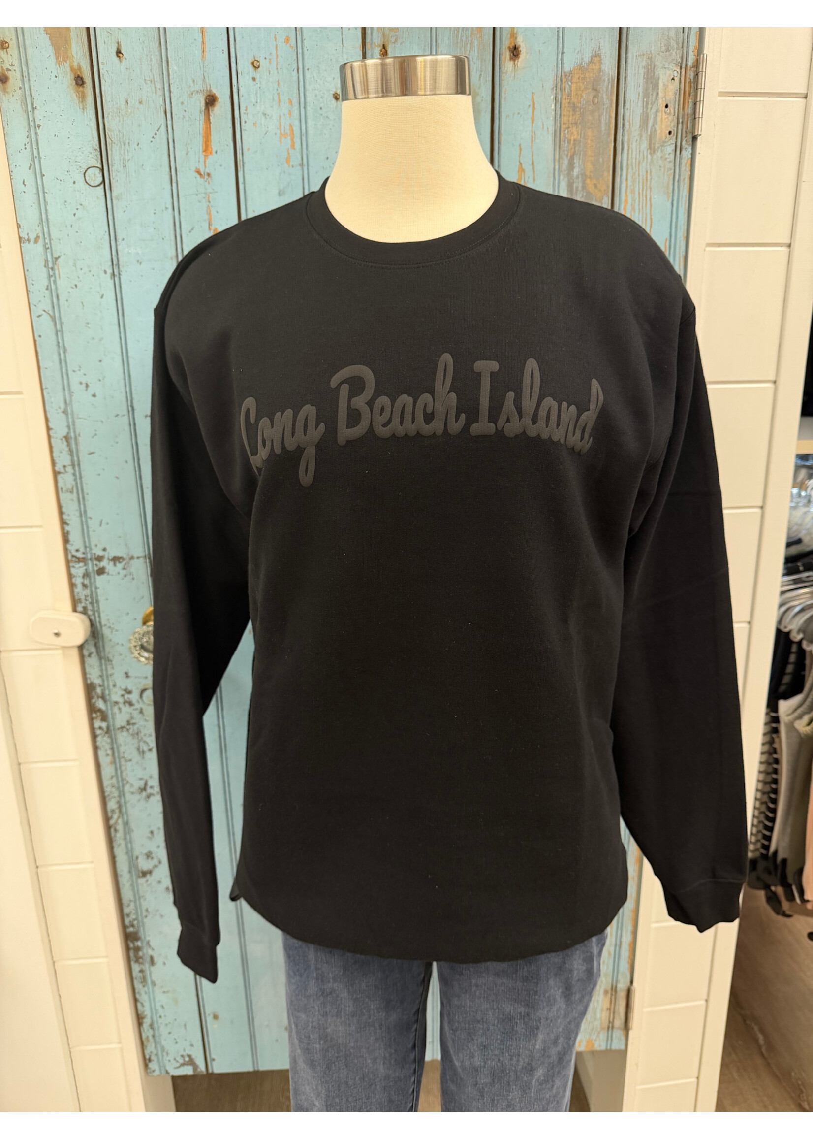 Petitrue PT LBI Cursive Puff Crewneck