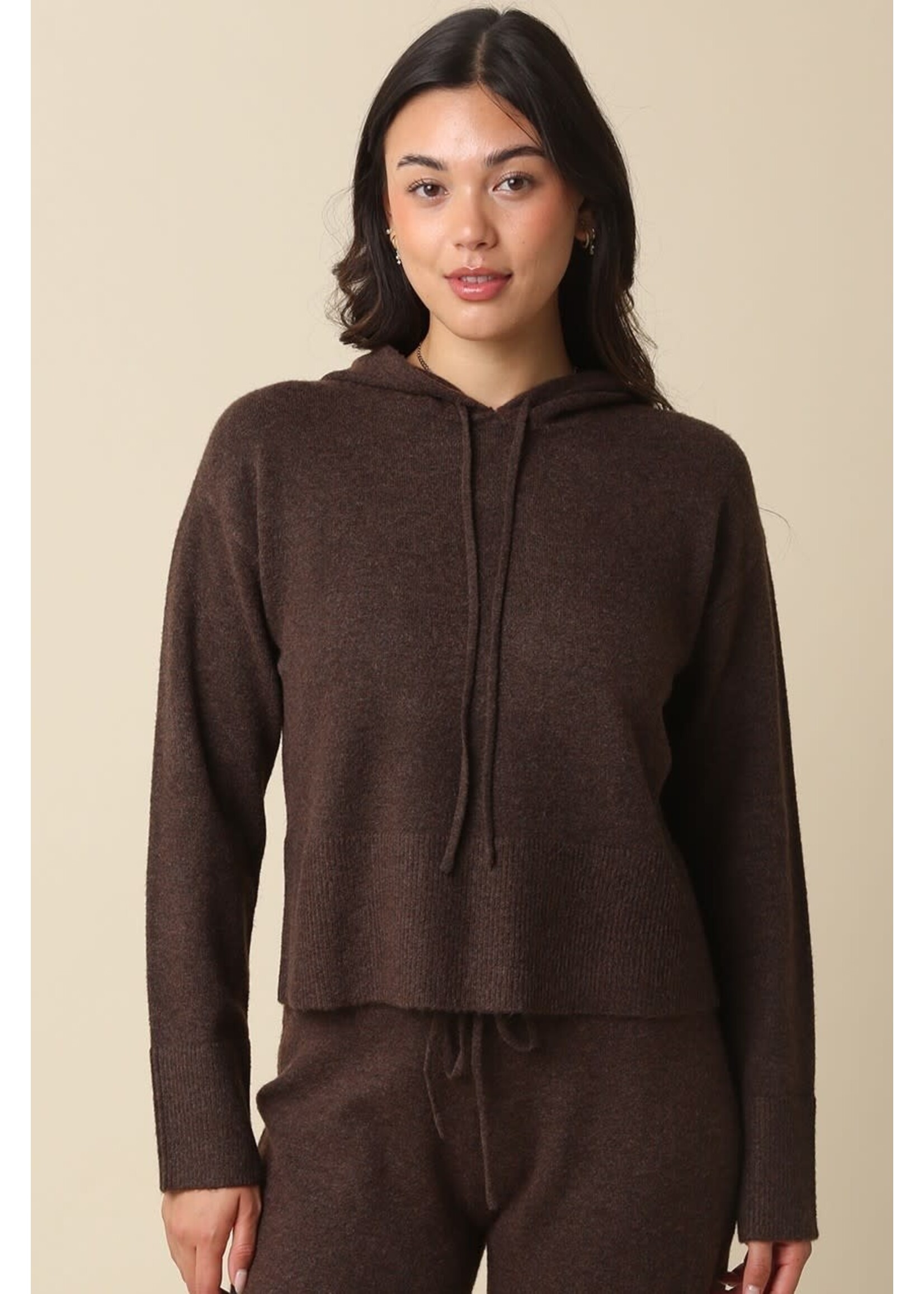 olivaceous O Alexis Knit Hoodie